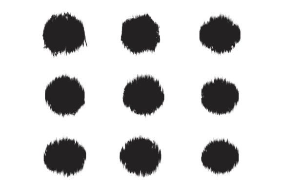 Circle Illustrator Vector Brush: Graphic Decorative Elements