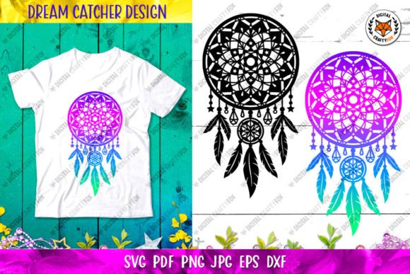 Dream Catcher SVG, Dreamcatcher Tribal: Graphics & Illustrations