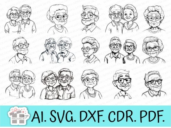 Grandma and Grandpa Graphics & Illustrations: A Review