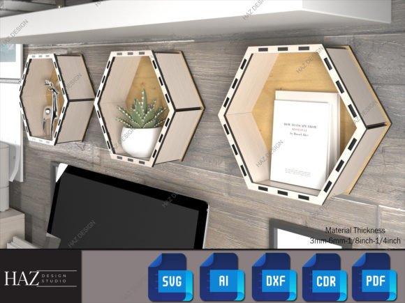Hexagon Shelves Honeycomb: Laser Cutting Wall Decor Review