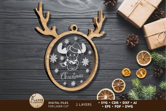 Laser Cutting Christmas Ornament Winter Amp Home Decorations