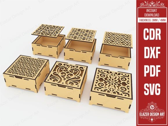 Laser Cutting Decorative Box with Lid SVG: A Designer's Review
