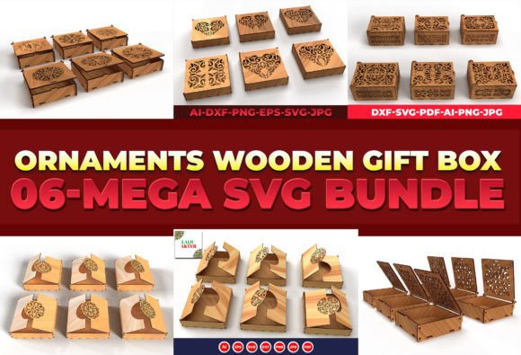 Ornaments Wooden Gift Box Mega Bundles: Laser Cutting Review
