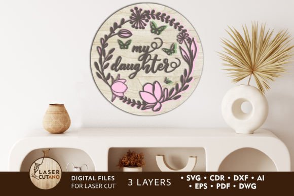 Wall Panel Decor File: Laser Cutting & Wall Decor